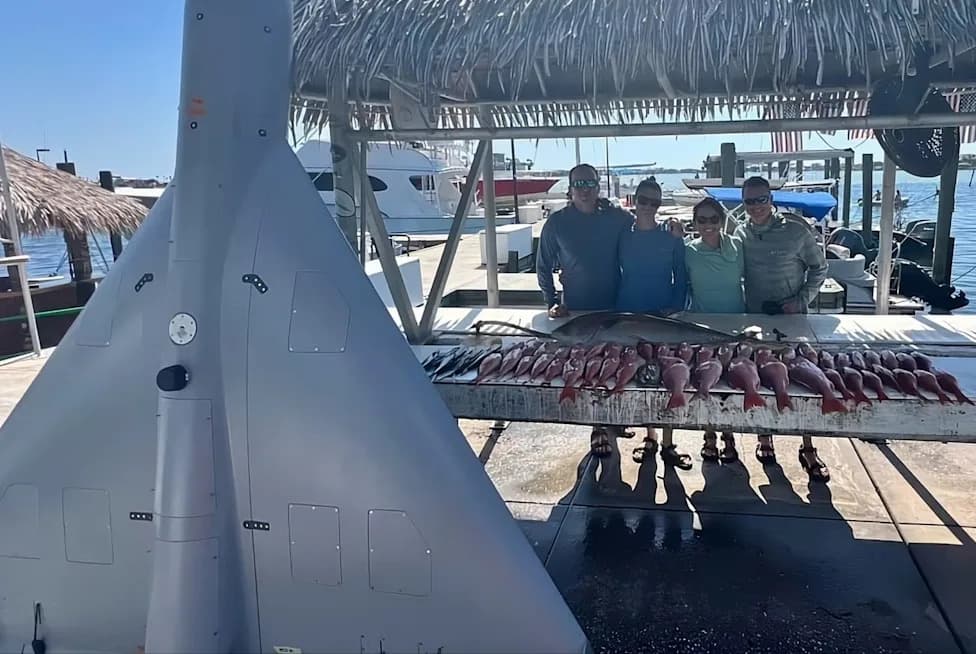 Pensacola Charter Crew Pulls Large Military-Style Drone From Gulf; Authorities Recover It Same Day