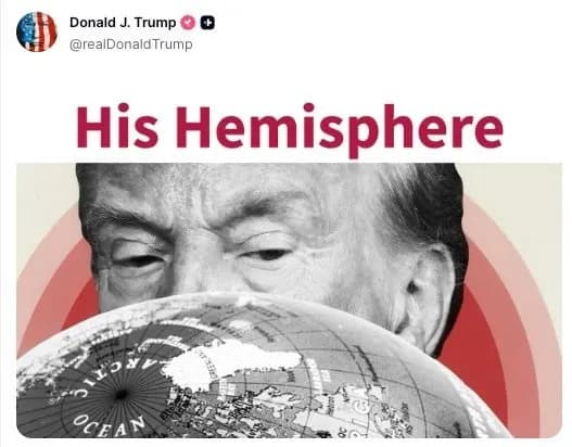 ‘His Hemisphere’: Trump’s Globe Image Draws Outrage After U.S.-Denmark Greenland Deal