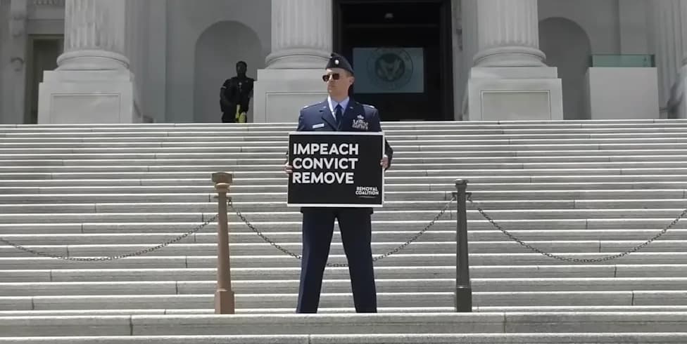 Air Force Major Argues Oath Justified Calls to Impeach Trump, Seeks Special Court-Martial