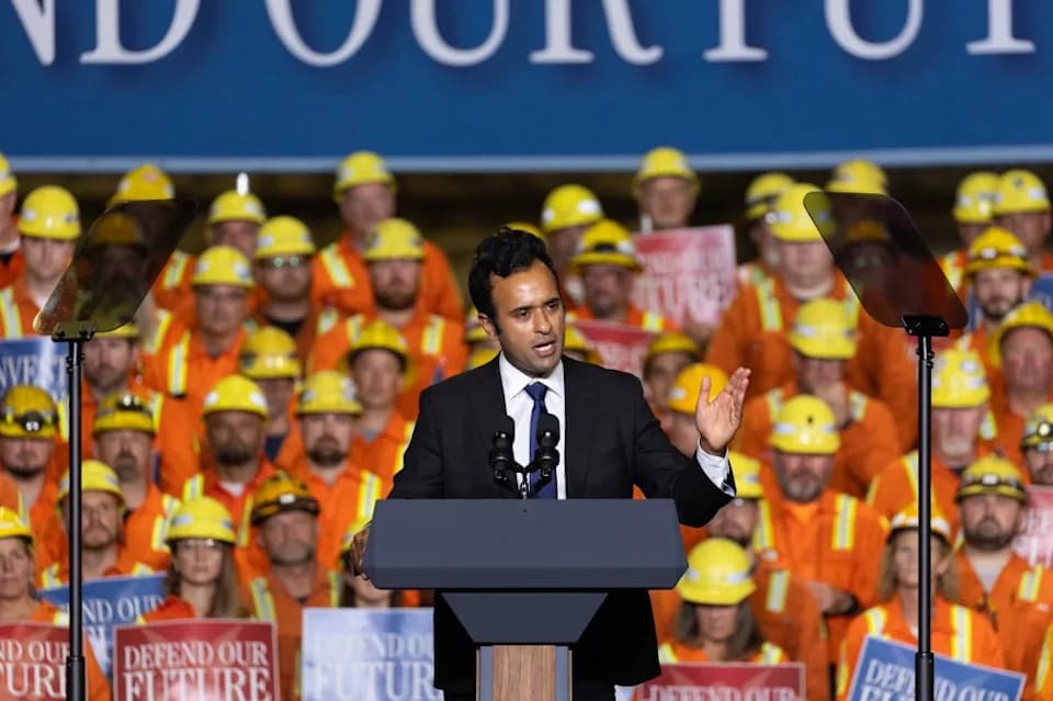 Ramaswamy Hits Record-Low 43% on Kalshi as Ohio Governor Race Tightens