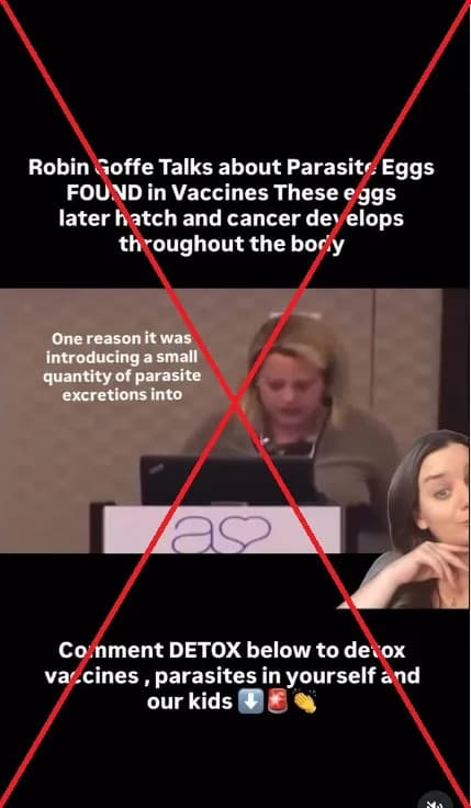 Experts Debunk Viral Claim That Parasite Eggs Found In Vaccine Vials Cause Cancer