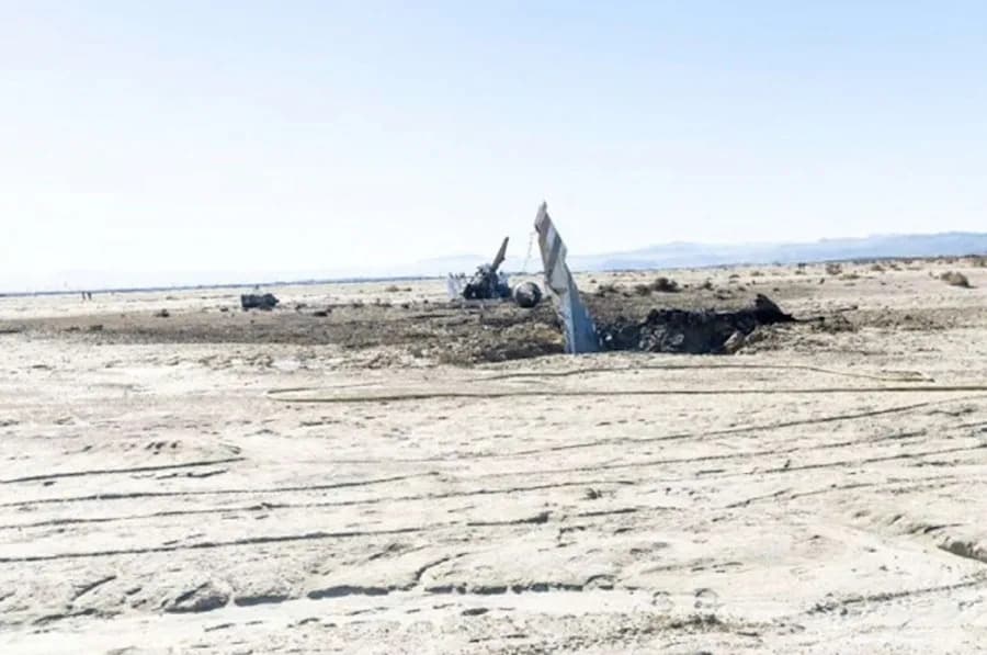 Air Combat Command: Misaligned Vanes, Broken Fan Blades Blamed For F-16C Crash Near Trona
