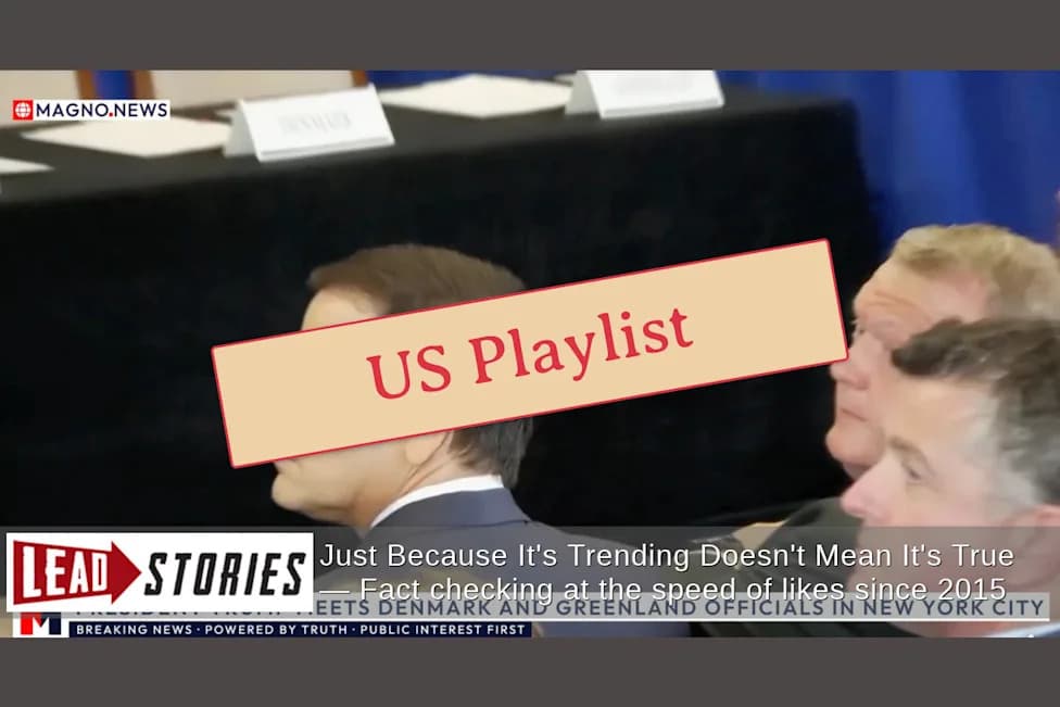 Fact Check: 'Send in the Clowns' Played Before Trump–Rubio Greenland Event — Denmark and UN Deny Involvement