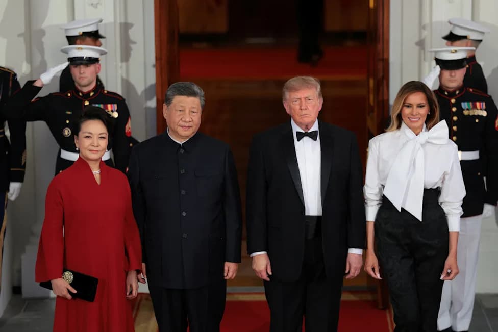 Trump Hosts Xi at White House State Dinner: Wild Mushrooms, Tech Titans and Diplomatic Gifts