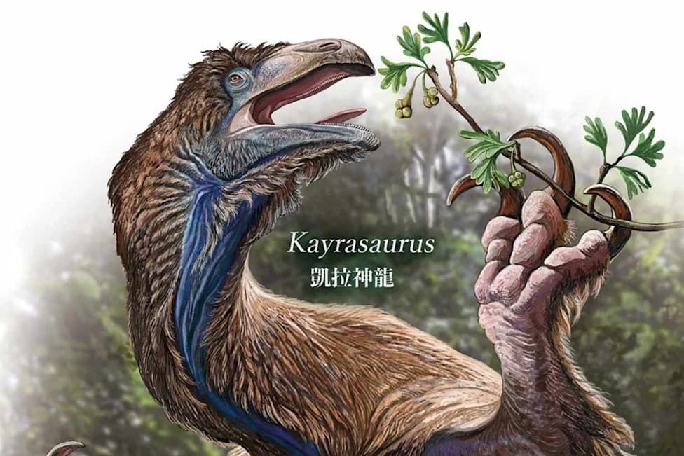 Kayrasaurus changliensis — New Giant‑Clawed Therizinosaur Unearthed in China