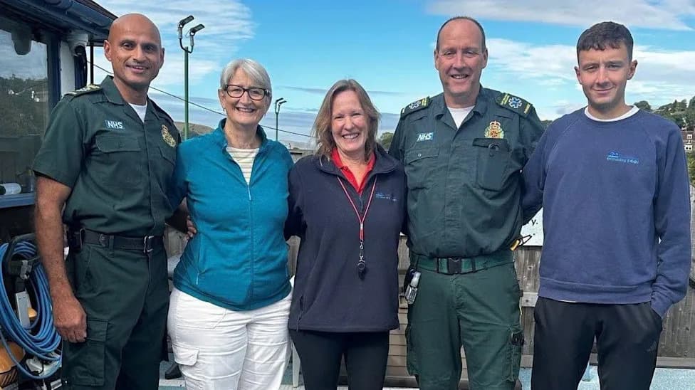Saved by Quick CPR: Woman Reunites With Lifeguards and Paramedics After Pool Cardiac Arrest