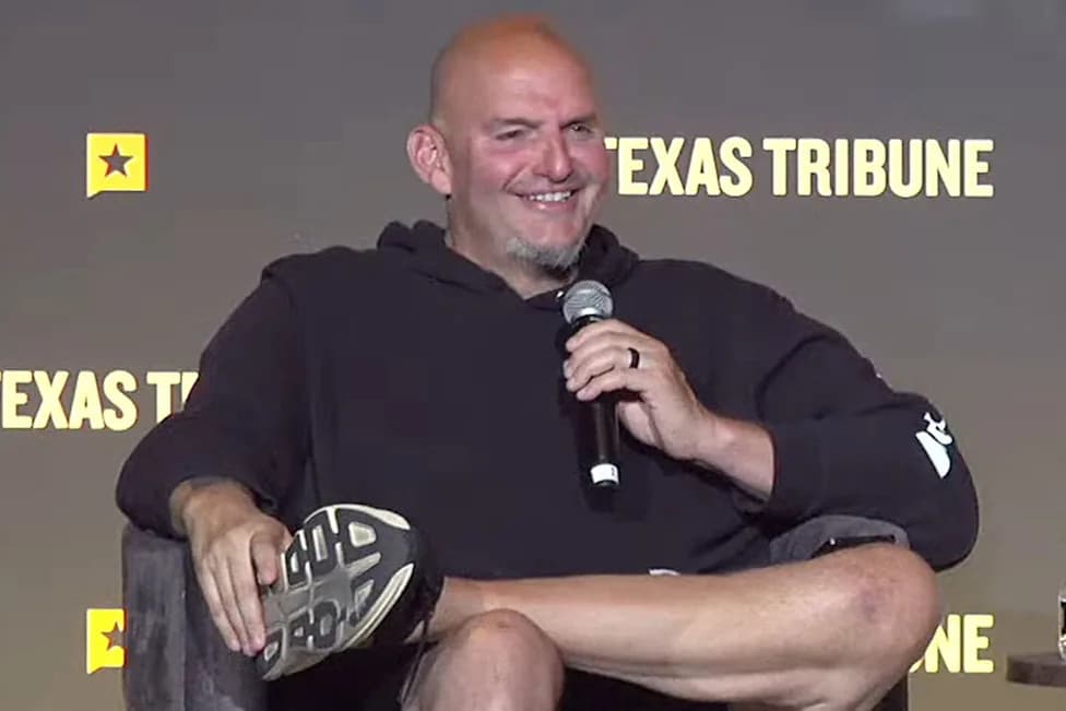 John Fetterman Corrected Live After Calling Himself a ‘Lifelong Republican’ at Texas Tribune Festival