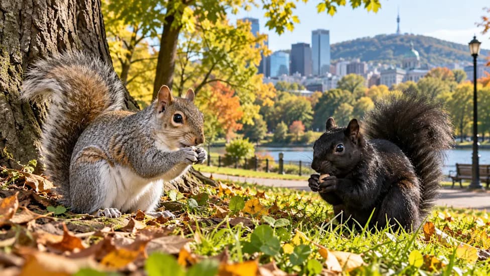 Black Squirrels Cluster in Cold, Tree-Rich Neighborhoods of Montreal — Rivers May Keep Populations Apart