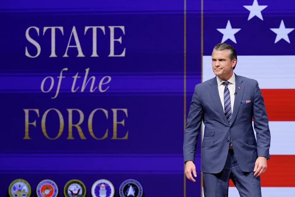 Hegseth’s 'State of the Force' at Quantico: Attacks on Diversity, Media and New Modernization Plans
