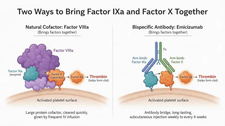 How Emicizumab Reengineered Clotting: A Bispecific Antibody That Mimics Factor VIII