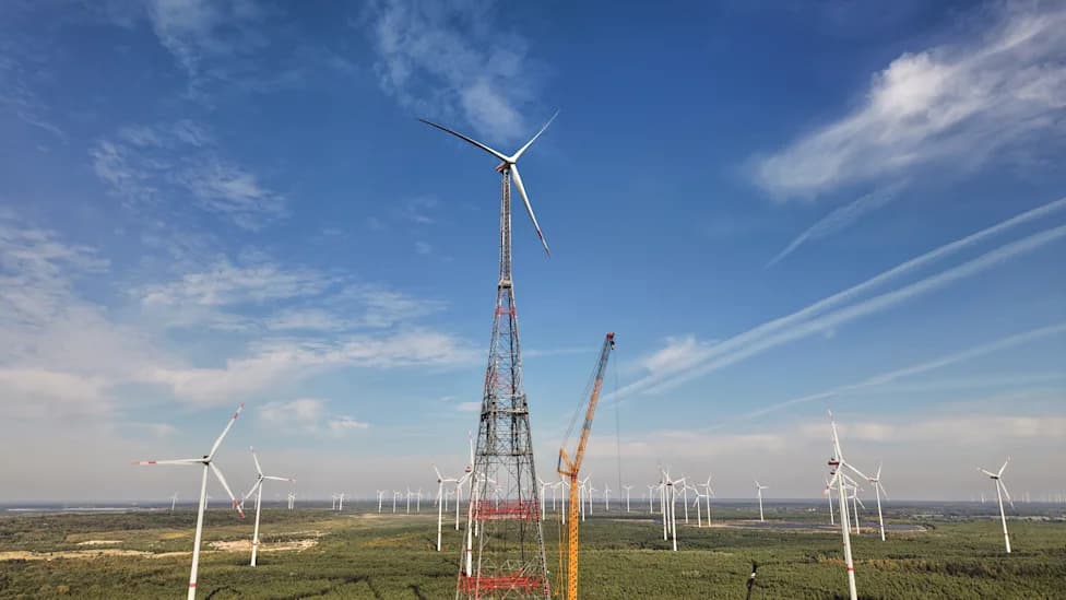 Record-Breaking 365m Wind Turbine in Germany Surpasses Eiffel Tower, Aims to Boost Power Output