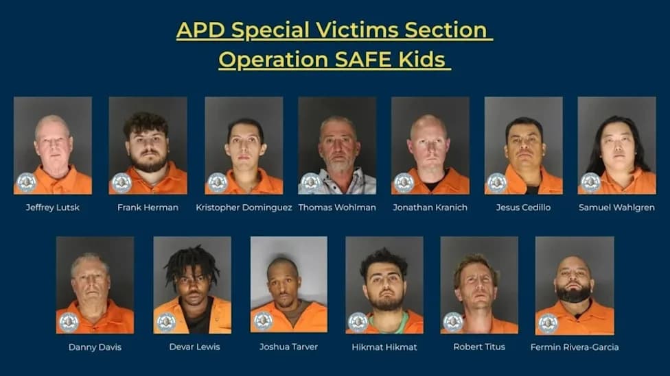 Undercover Aurora Sting Nets 13 Arrests in Child-Exploitation Probe