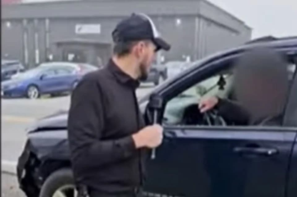 Conservative Reporter Narrowly Avoids Being Hit by Car After Confrontation Outside Bangor Clinic
