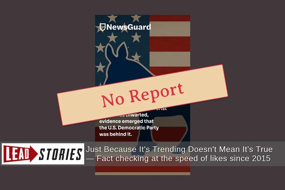 Fact Check: Viral Video Falsely Claims NewsGuard Said Democrats Orchestrated Attempted Attack On FlyDubai Flight FZ1073