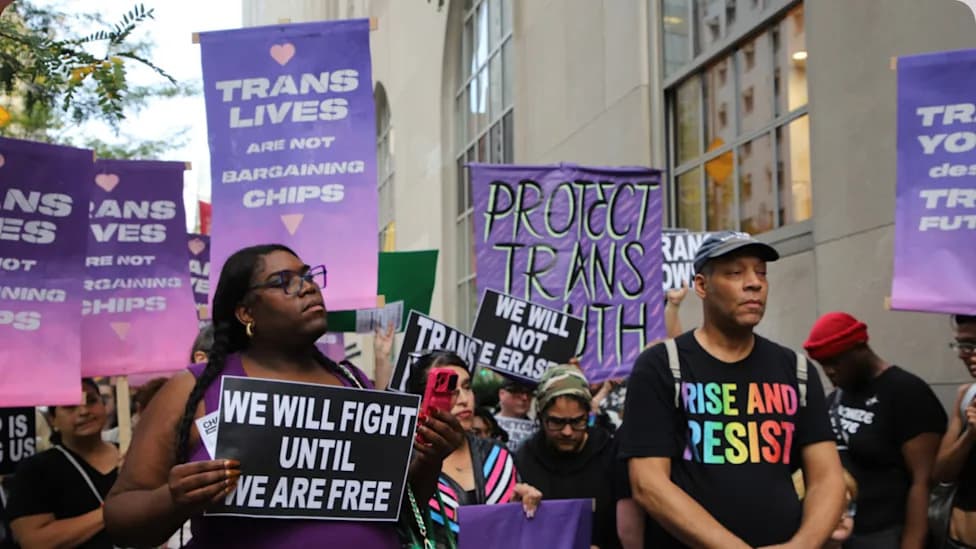 Protesters Urge NewYork-Presbyterian Not To Follow Hospitals That Cut Trans Youth Care After Deals With Trump