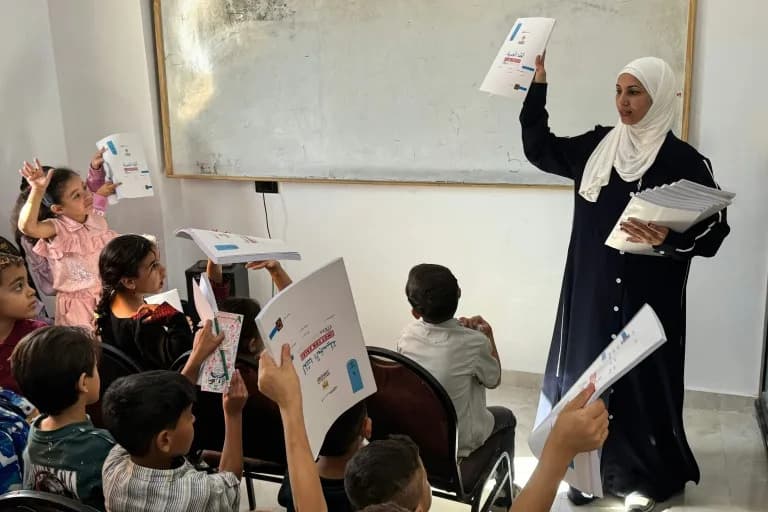 From Rented Room to Refuge: Gazan Teacher Builds North Sinai School for 400 Displaced Children
