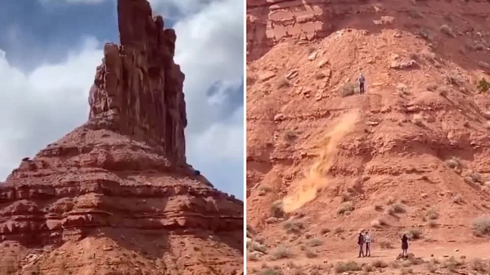 Viral Video of Tourist Throwing Large Rock at Utah’s Valley of the Gods Sparks Outrage