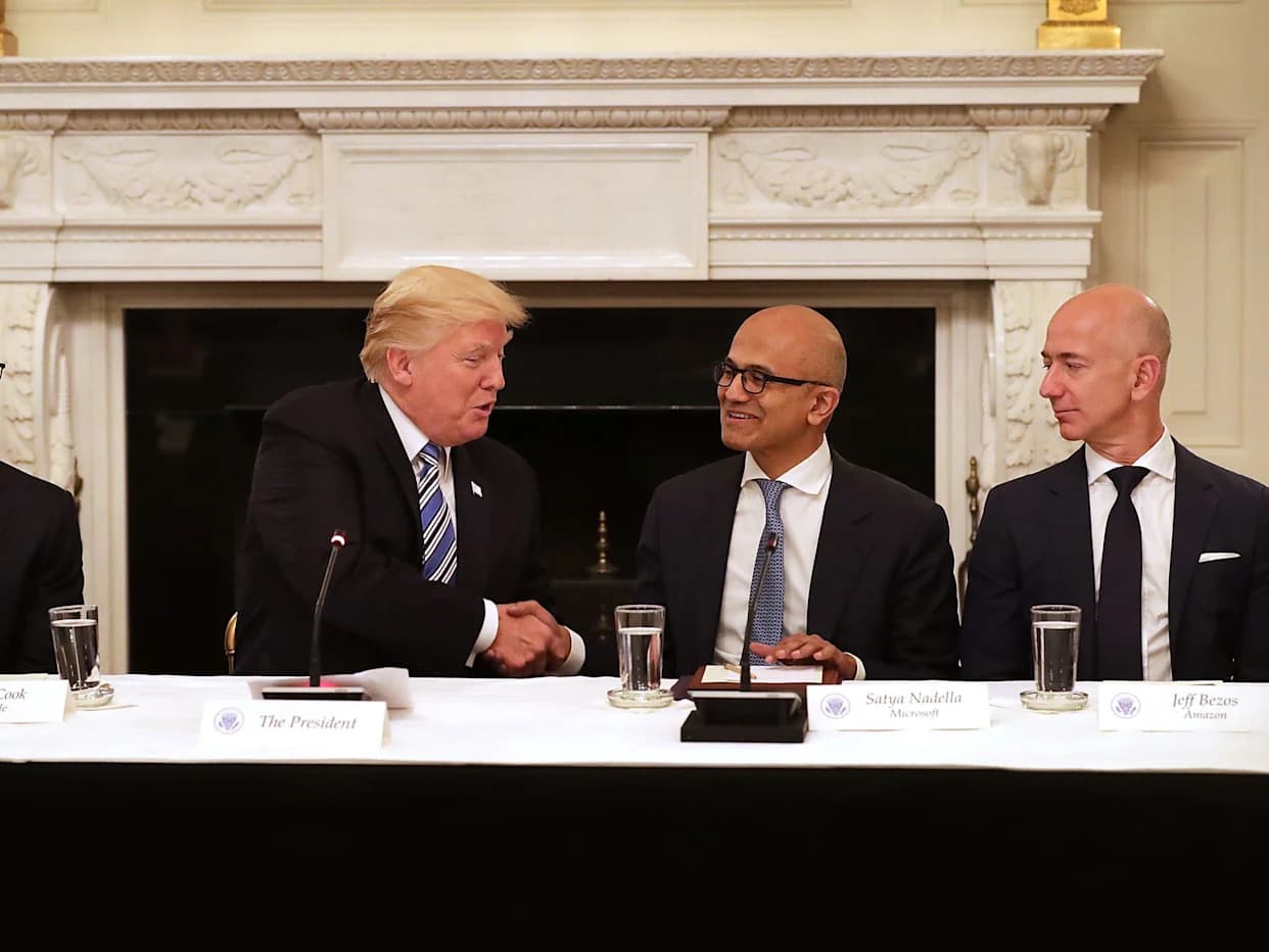 Trump Says Microsoft Will Help Ensure Americans Don’t 'Pick Up The Tab' For Data Center Power