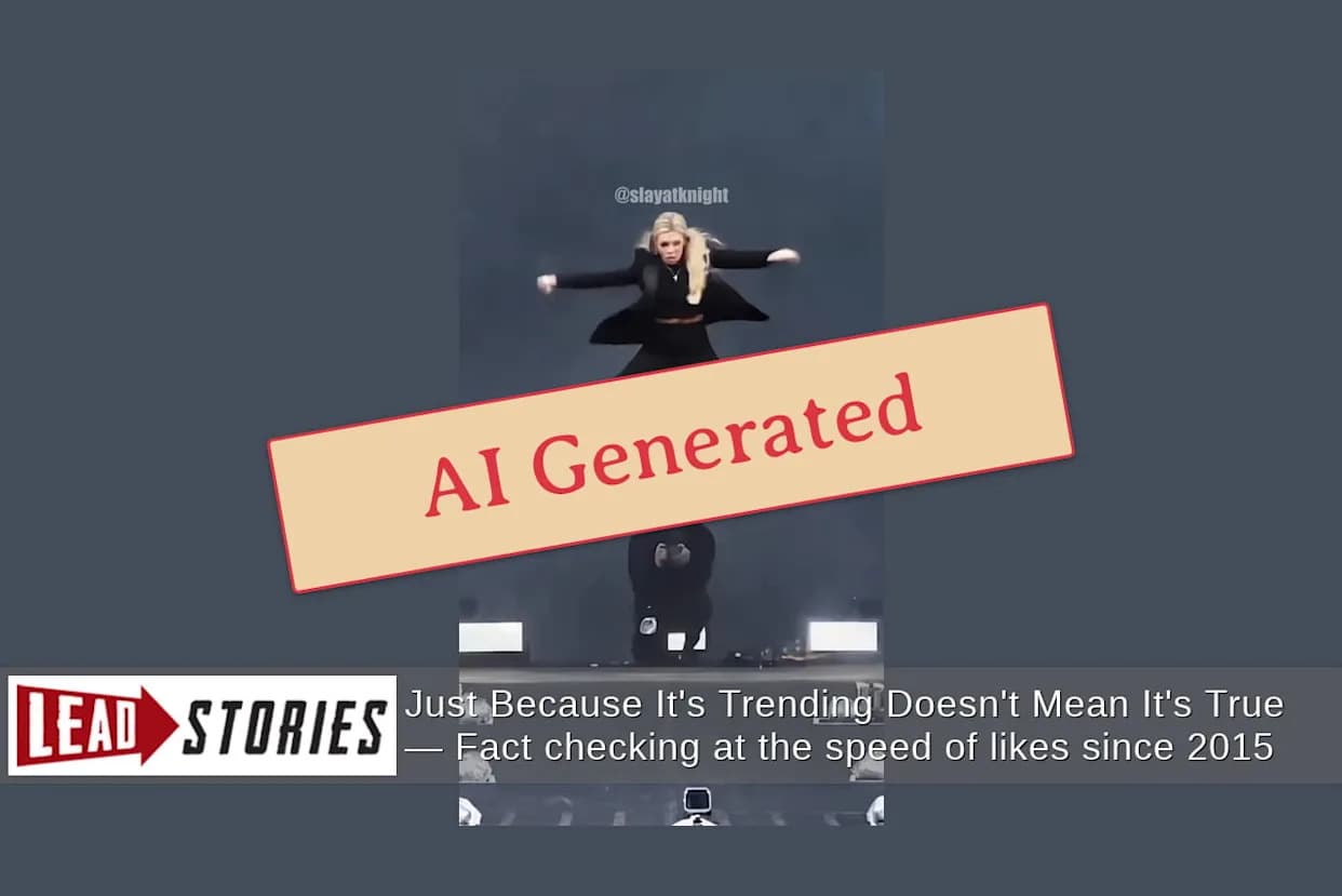 Fact Check: Viral Clip of Erika Kirk ‘Jumping On Stage’ at Rolling Loud Orlando Is an AI Fake