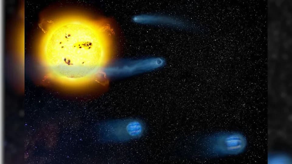 How Stellar Radiation Carves Super-Earths: Young V1298 Tau Planets Seen Evaporating