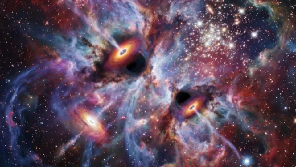 Early Black Holes' 'Feeding Frenzy' May Explain JWST's Cosmic Puzzle