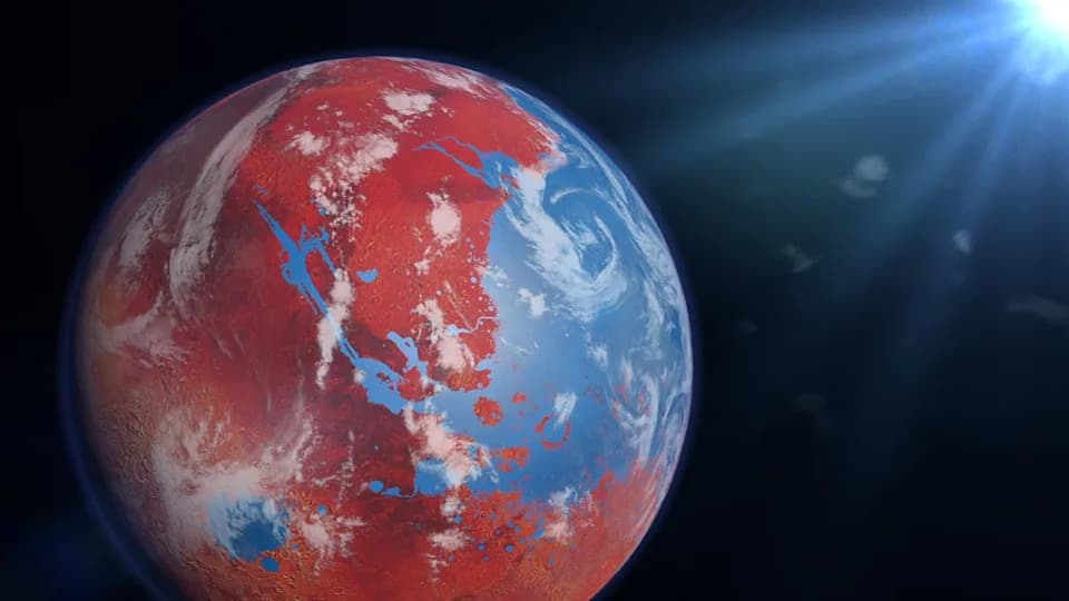 Orbital Images Suggest an Ancient Arctic-Sized Ocean Once Covered Mars' Northern Hemisphere