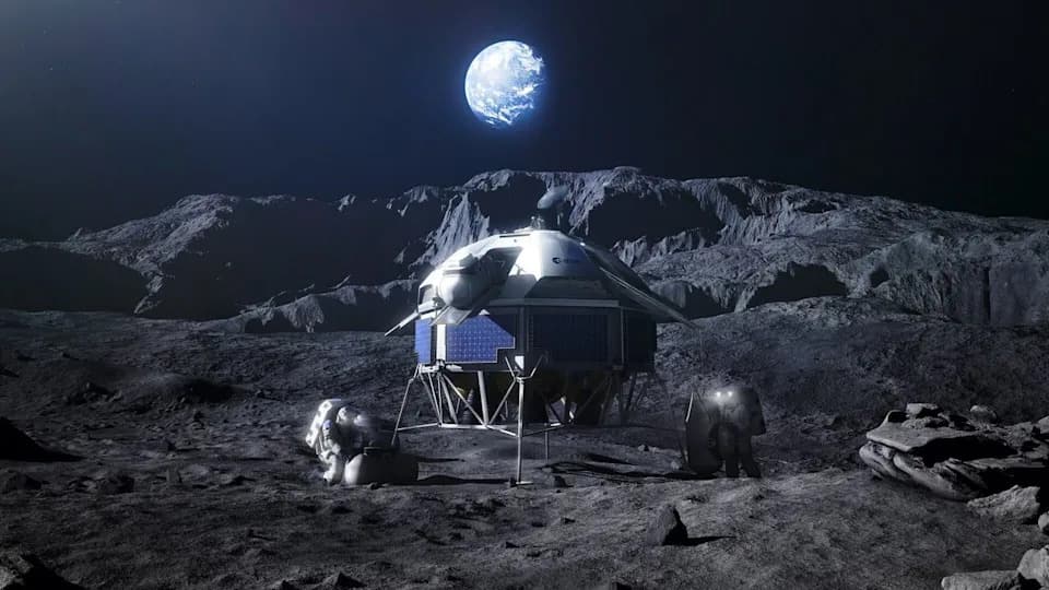 Lunar Landings Could Spread Lander Methane Across the Moon — Threatening Pristine Polar Ice