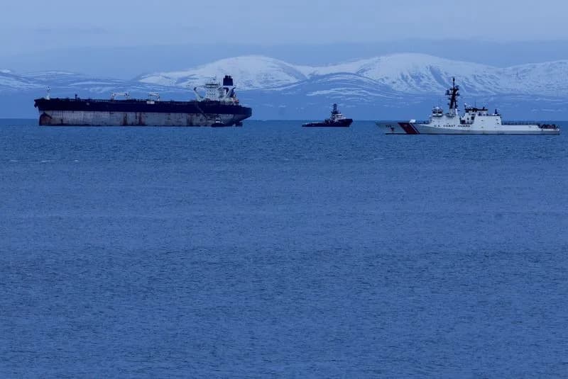 Captain Of Venezuela-Linked Tanker Marinera Removed From British Waters, Now Aboard U.S. Cutter Munro, Lawyer Says