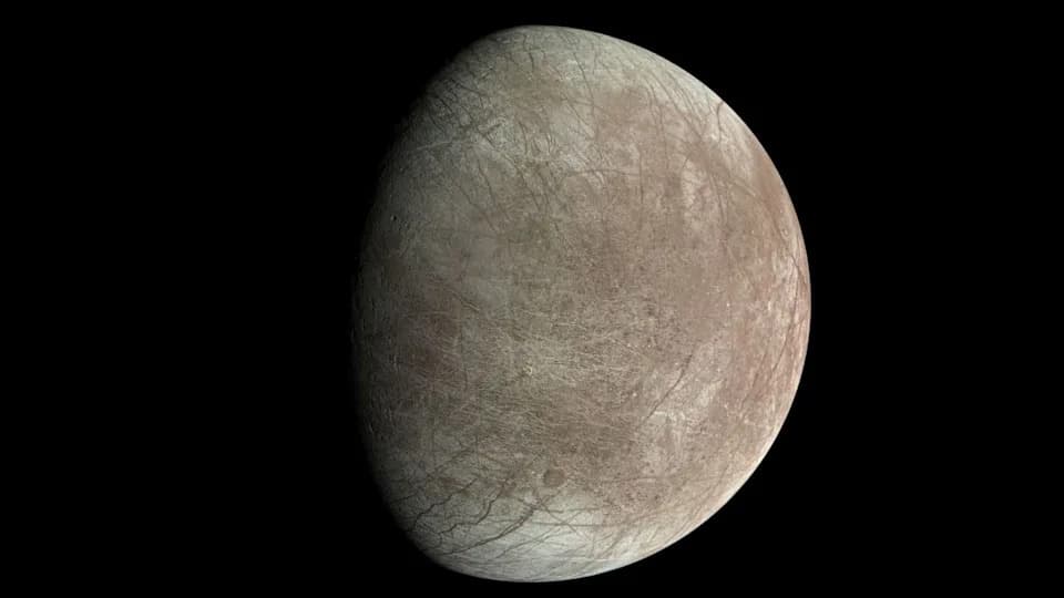 Juno Measures Europa’s Ice Shell at ~18 Miles Thick — A Setback for Habitability Hopes
