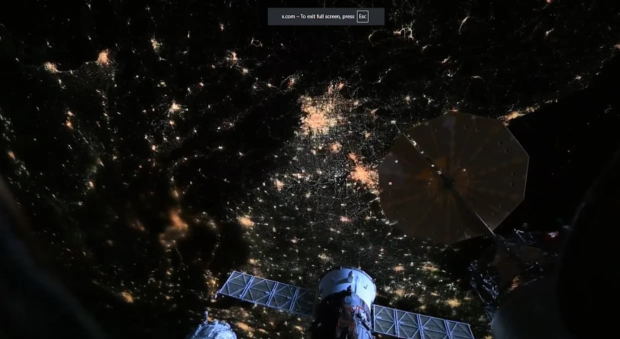 Orbital Fireworks: ISS Astronaut Films Lunar New Year Displays Over Beijing