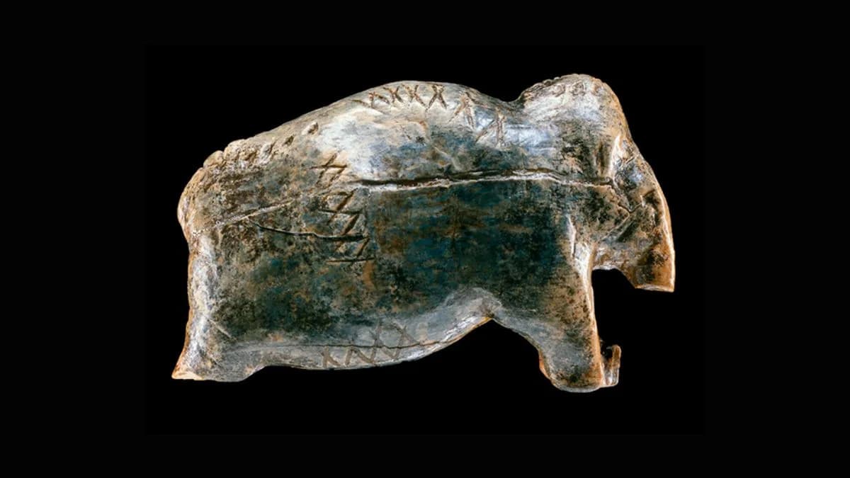 40,000-Year-Old Carvings Show Structured Symbols That May Prefigure Writing