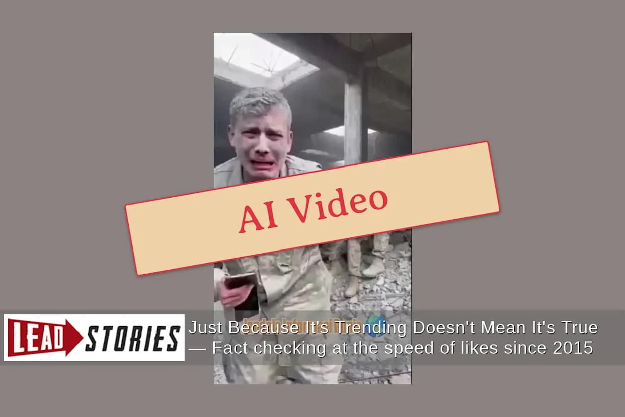 Fact Check: Viral ‘Bishop’ Clip Is An AI-Generated Deepfake — Not A U.S. Soldier Crying In The Gulf