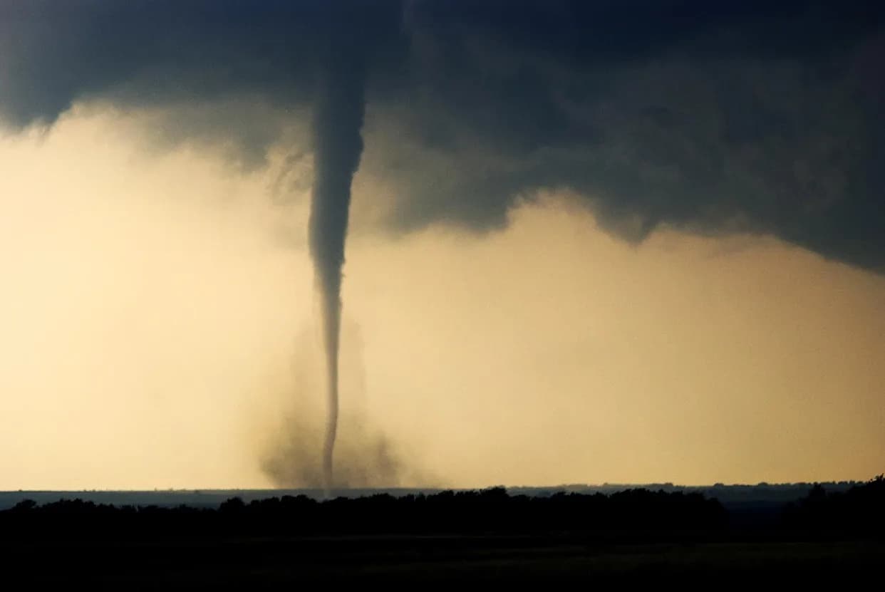 Shocking Video: EF-2 Tornado Forms Over Three Rivers, Michigan, Hurling Debris Near Shopping Plaza