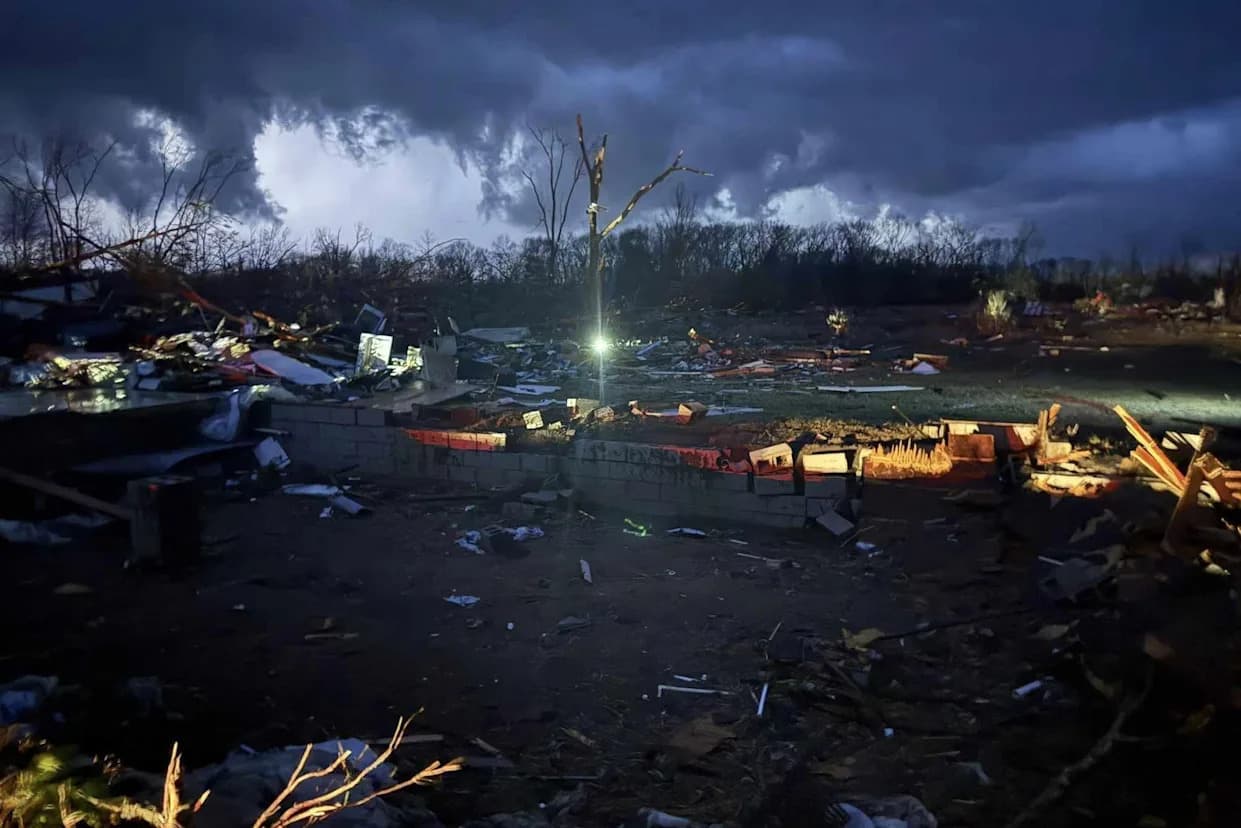 Elderly Couple Killed After Tornado Destroys Their Home as Supercell Spawns At Least Four Twisters Across IL/IN