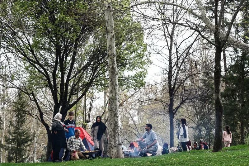 Iran Leaders Walk Among Tehran Crowds To Project Control Amid Wartime Strikes