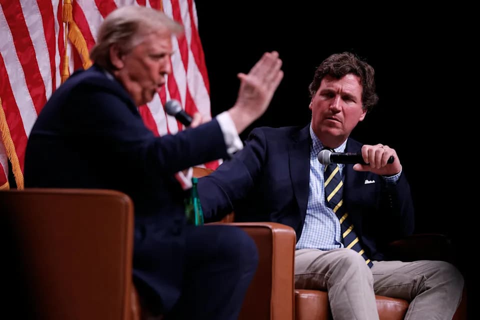 Tucker Carlson Slams Trump’s ‘Vile’ Iran Threat, Warns of War Crimes and Humanitarian Fallout