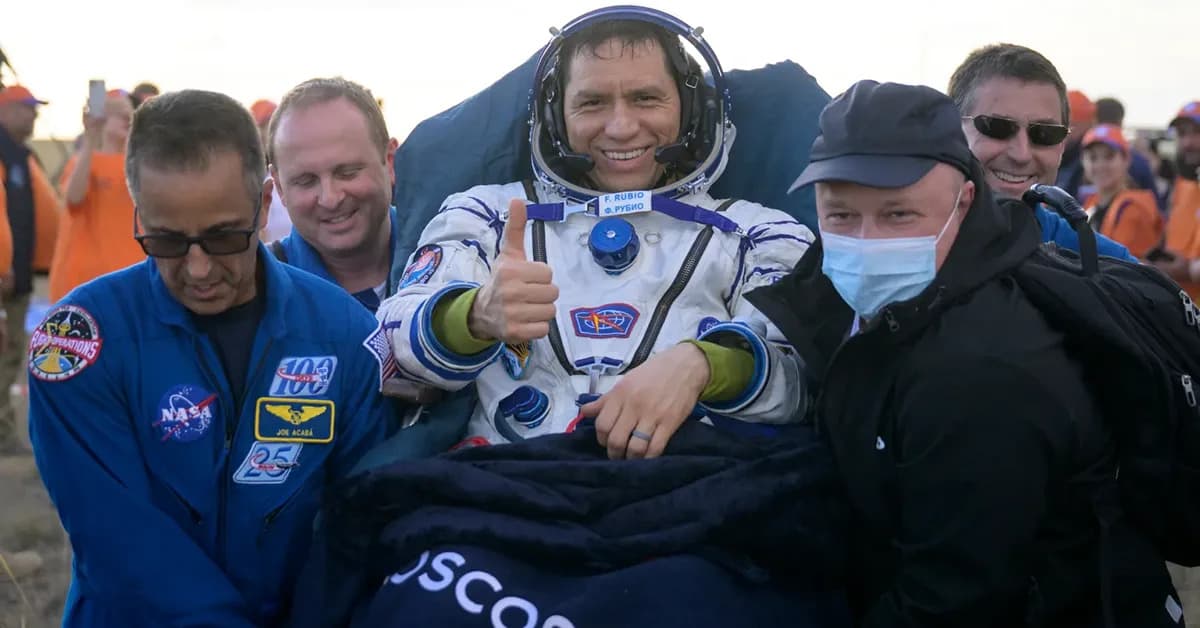 Army Pilot Frank Rubio Sets U.S. Single-Flight Spaceflight Record With 371-Day ISS Mission