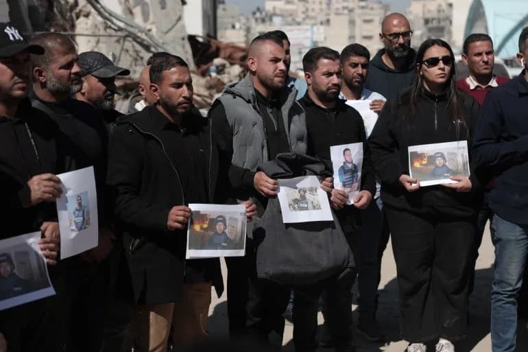 Al Jazeera Correspondent Mohammed Wishah Killed in Drone Strike; Gaza Journalists Mourn