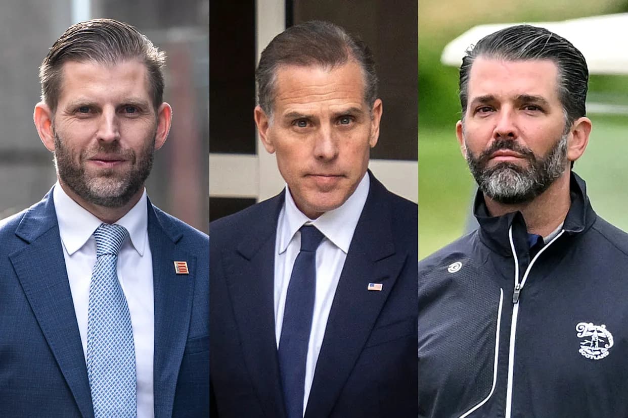Hunter Biden Jokes He'd Take On Donald Trump Jr. and Eric Trump in a Cage Match