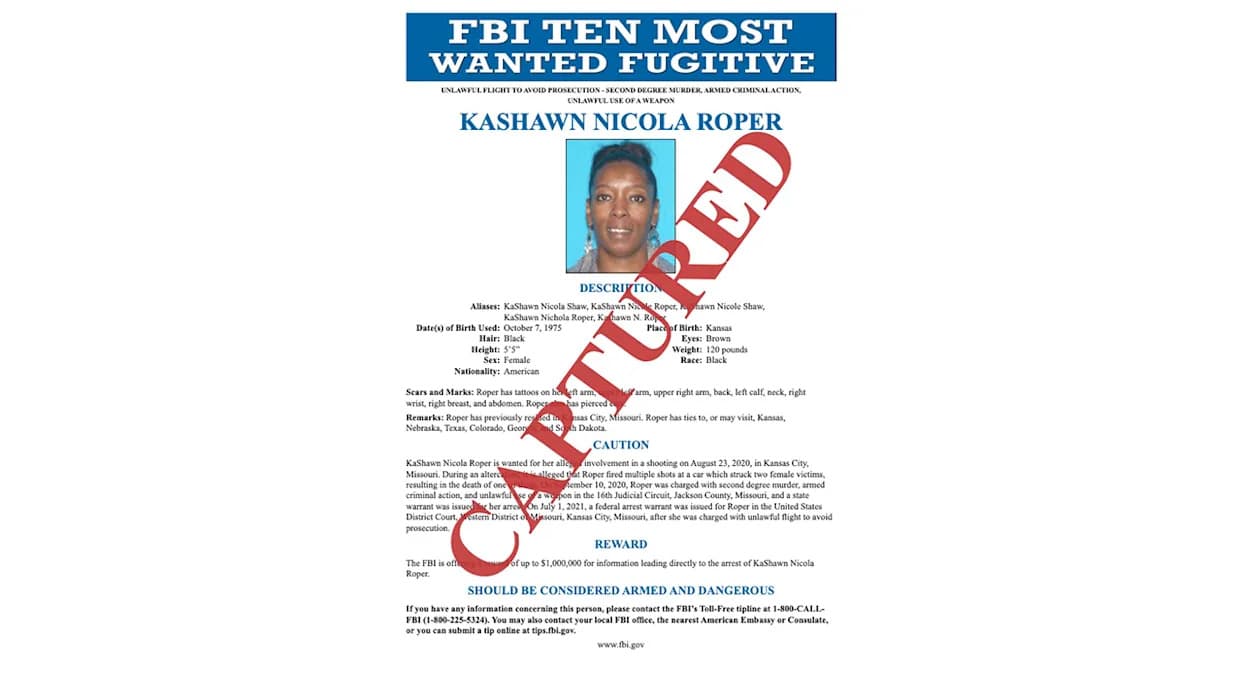 Woman Added to FBI's Ten Most Wanted Arrested in Florida Hours After $1M Reward