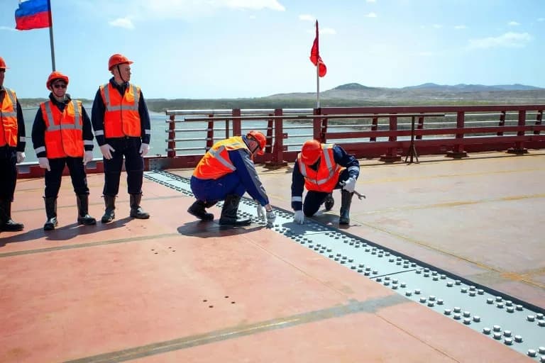 Russia and North Korea Complete Road Bridge Across Tumen River, Set To Open This Summer