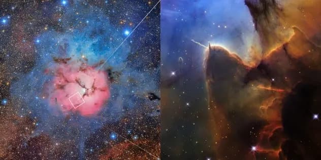 Hubble at 36: New Time-Lapse Image Reveals the Trifid Nebula Evolving in Real Time