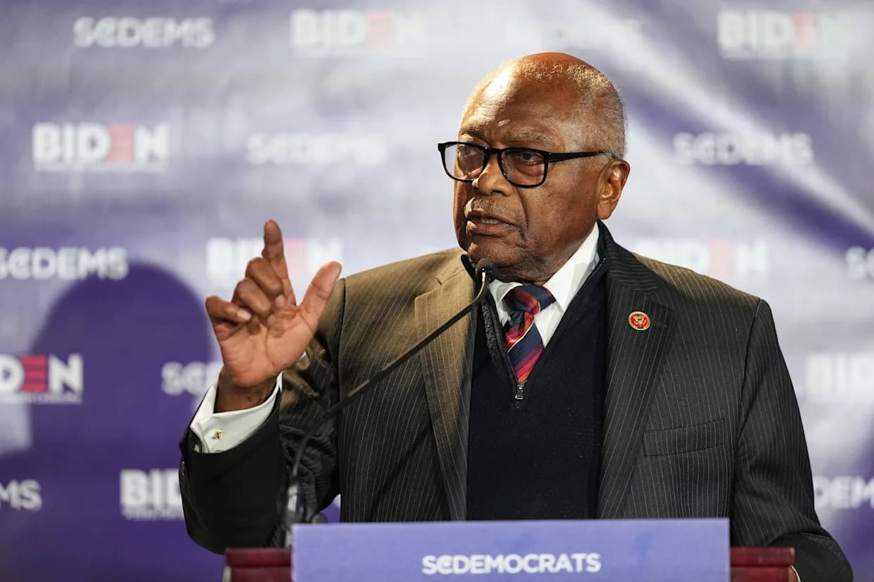 Clyburn Vows to Run Again Despite GOP Redistricting Push