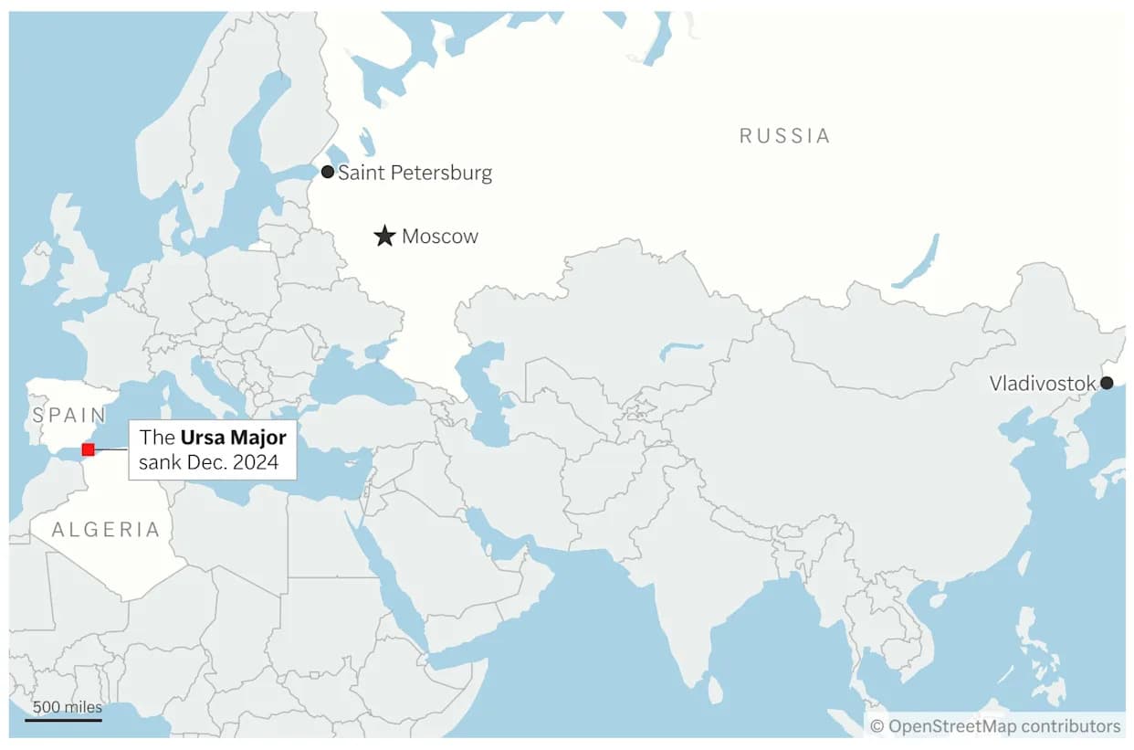 Spanish Document Says Sunken Russian Ship May Have Carried Submarine Reactor Components