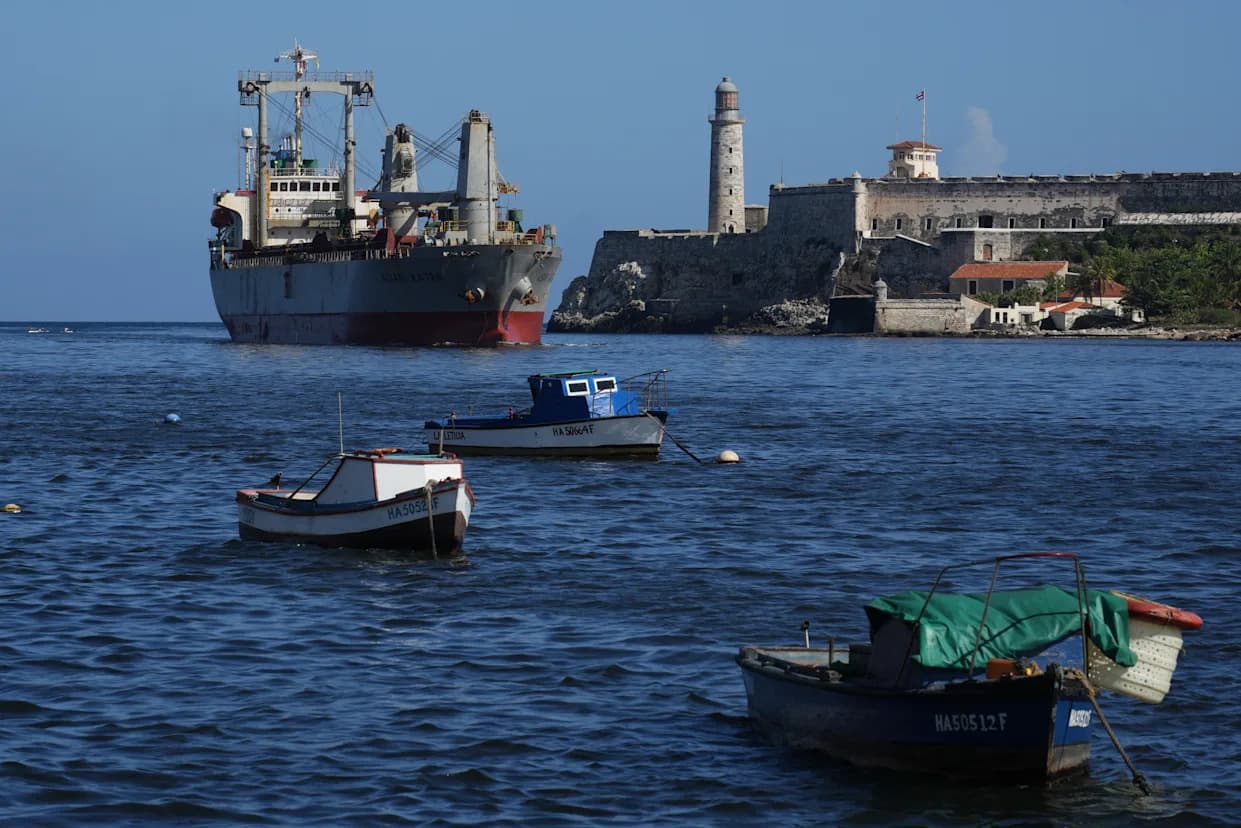Humanitarian Ship From Mexico and Uruguay Delivers 1,700 Tons of Aid to Havana as U.S.-Cuba Tensions Rise