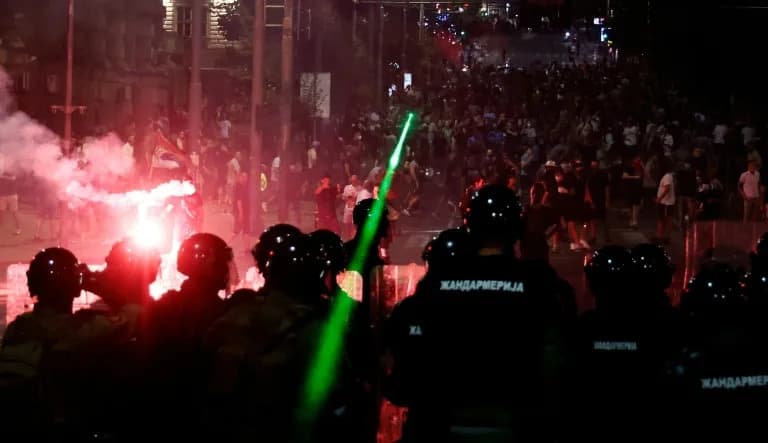 ‘Ready for Violence’: Pro-Government Hooligans Target Serbian Protesters as Activist Is Abducted