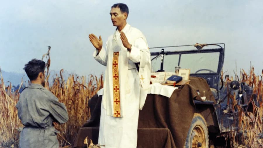 From Kansas Farm to Potential Saint: The Chaplain Who Stayed With His Men in Korea