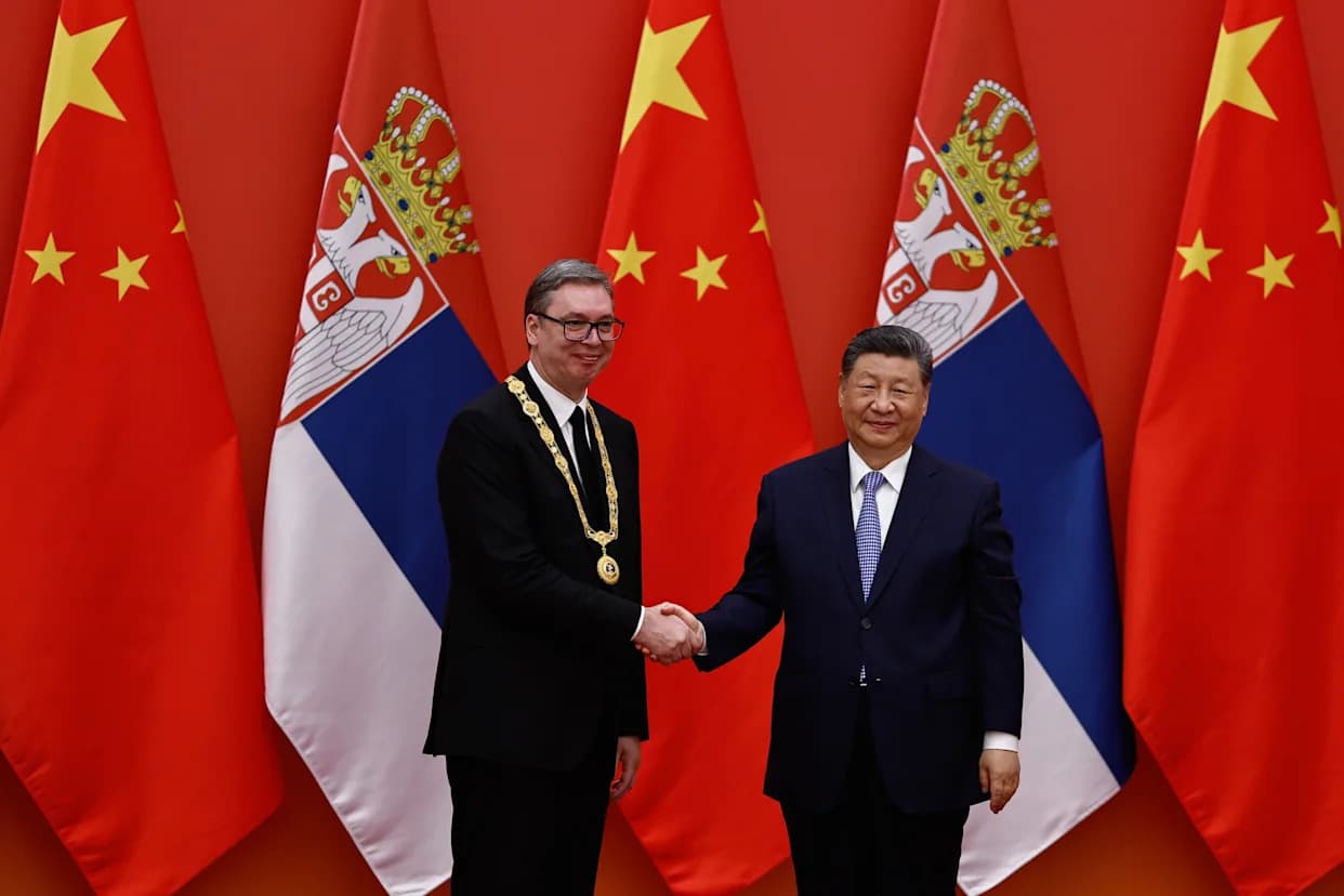 Vučić Deepens China Ties During Beijing State Visit as Mass Protests Roil Serbia