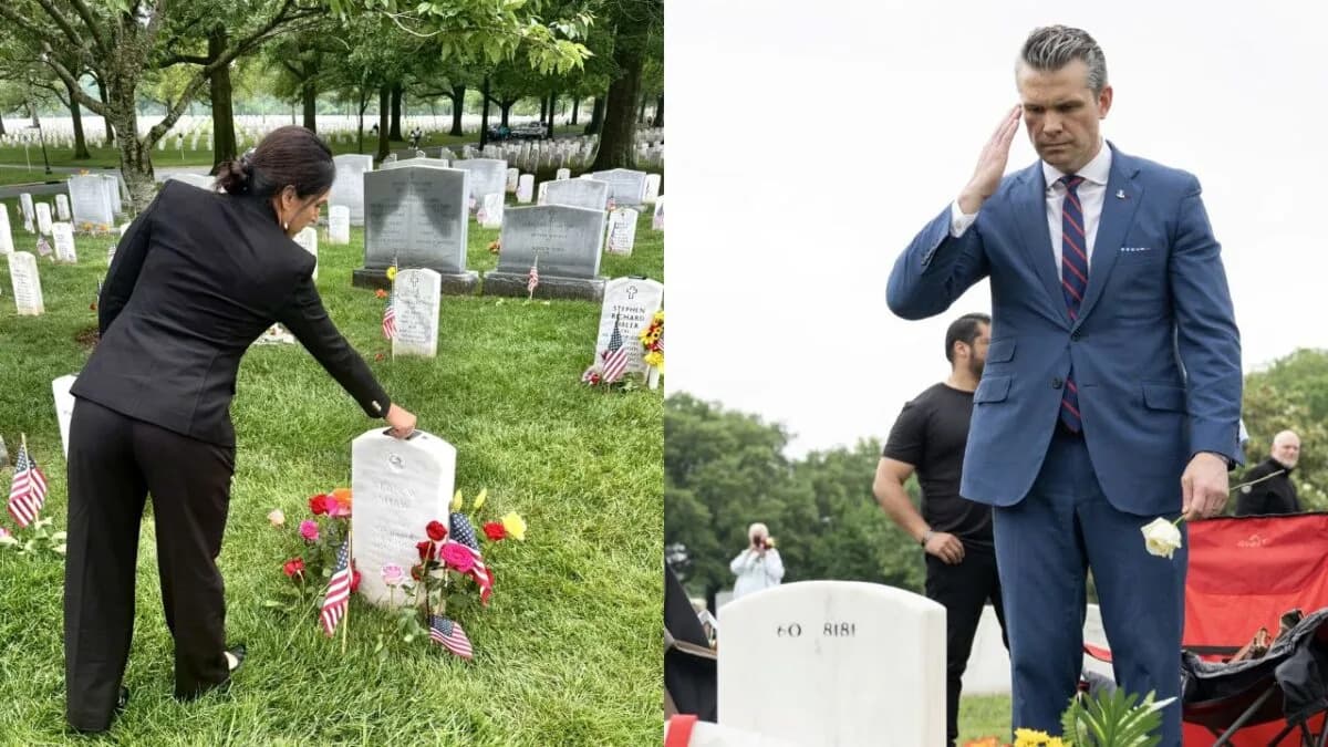 Gold Star Widow’s Viral Memorial Day Plea Brings Crowds To Arlington — Tulsi Gabbard And Pete Hegseth Among Those Who Paid Respects