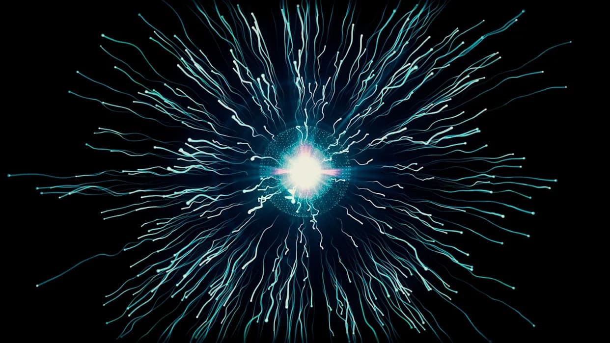 Could the Strong Force That Holds Atoms Together Also Push the Universe Apart?
